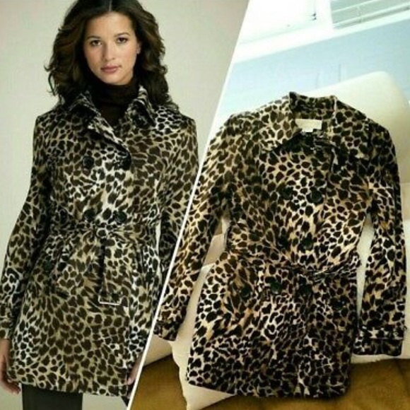 Michael Kors Jackets & Blazers - Michael Kors Cheetah trench coat.